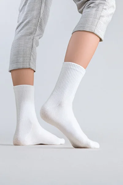Walter White 6 ζευγάρια απλές λευκές κάλτσες τένις Unisex, ανδρικές, γυναικείες κάλτσες τένις
