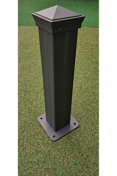 dekorafence ALÜMİNYUM BAHÇE ELEKTRİK PRİZİ 0.9X0.9X50CM