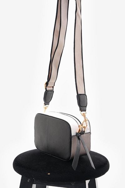 Dadacuq Τσάντα Saffian Grey Gold Shoulder Strap Box