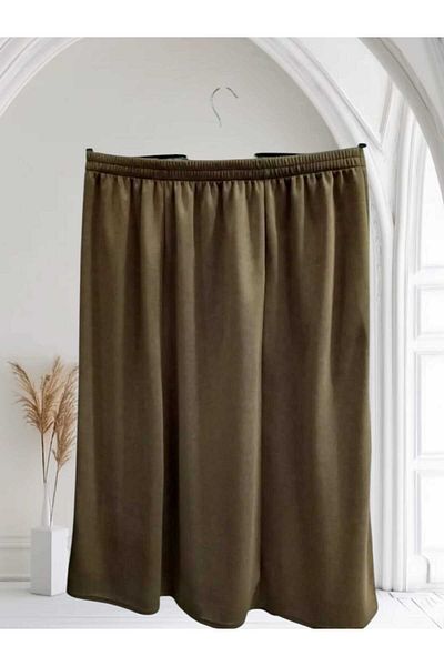 birsen içgiyim Solid Color Pieced Winter Mother Skirt