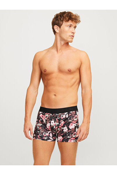 Jack & Jones Πακέτο 3 Ανδρικά Flower Forest Night Εσώρουχα Boxer Shorts