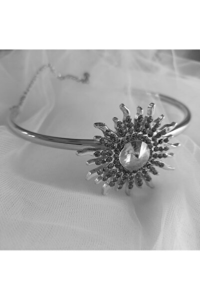 WAHSHE Elisse Güneş Choker Tasma Kolye - Dilber - İnci Taneleri