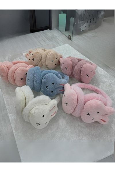 TUENGİ STORE Adjustable Length Children and Adult Anime Rabbit Plush Earphone