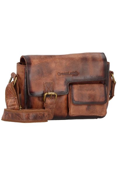 Greenland Nature Geanta de umar Mascu & Line piele 23 cm