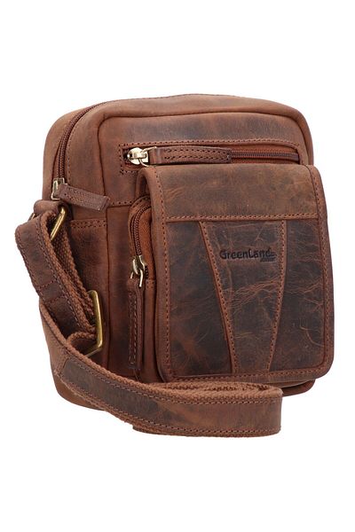 Greenland Nature Geanta de umar Montenegro piele RFID 15 cm