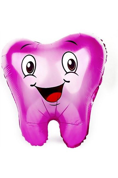 turkuaz parti 28" Pink Foil Balloon - First Tooth and Wheat