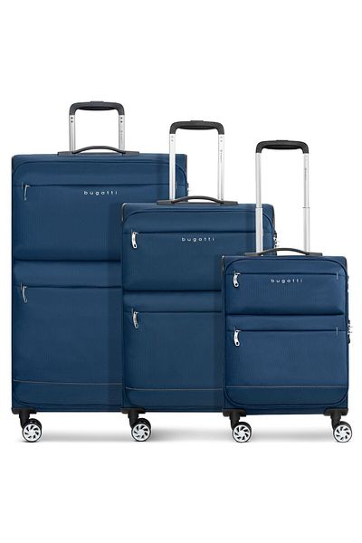 BUGATTI Go Light Soft 4 Rollen Kofferset 3-teilig
