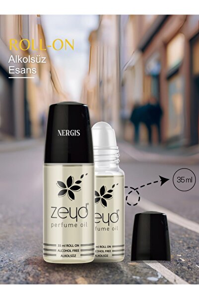 zeyd Nergis Kokusu Alkolsüz Esans 35 ml Parfüm Esansı Roll-on EDP Esansiyel Y...