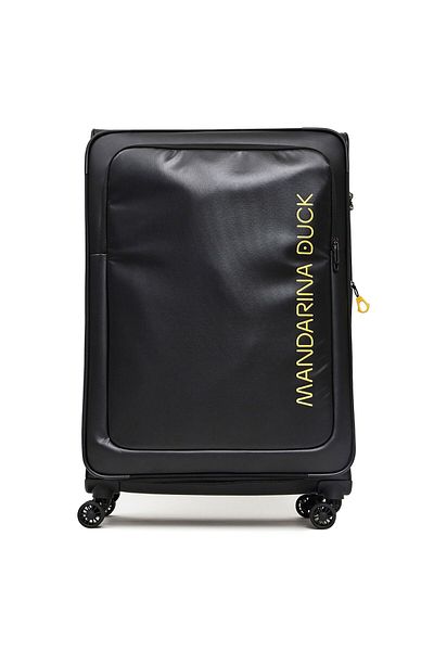 Mandarina Duck Eco Coated Car mit 4 Rädern – XL 83 cm Dehnfalte