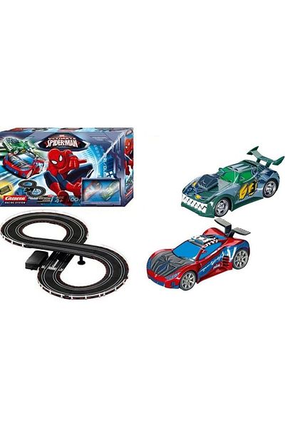 Carrera Ultimate Spiderman First Year Racetrack Car | 4 Years | Spiderman Car Race Toy | Fun