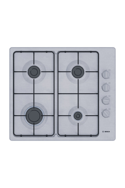 Bosch PBP6C5K80O Gazlı Ankastre Ocak INOX GRİ