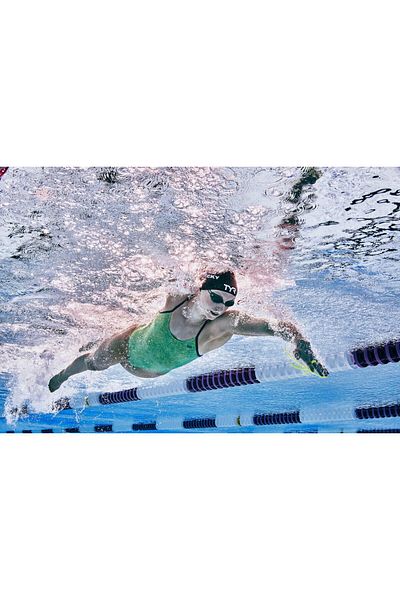 TYR Wrinkle Free Silicone Cap | Blue | Swimming Cap | Swim Accessories