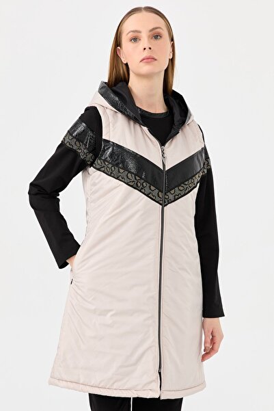 Esswaap Şişme Yelekli Üçlü Pantolonlu Takım  Taş