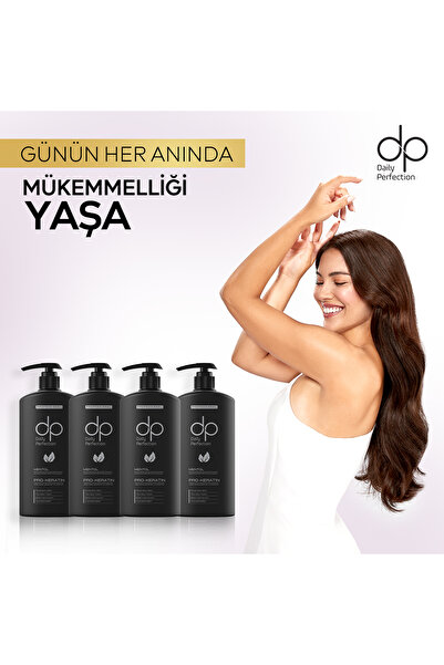 dp Daily Perfection Şampuan Mentol 800 ml X 4 Adet