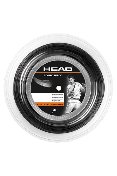 Head Sonic Pro Monofilament Tennis Racket String | 660' Reel | 17g | Tennis String | Sports Gear