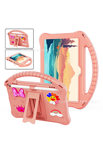 UnDePlus Samsung Galaxy Tab A11 Plus / A9 Plus 11inç X230 X210 Kılıf Sunflower Figürlü Standlı Çocuklar Için