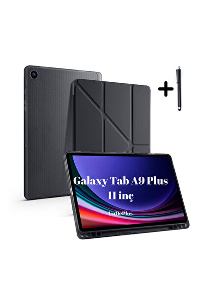 UnDePlus Galaxy Tab A9 Plus X210 X216 X218 Uyumlu Kılıf Kalem Bölmeli Trifold...