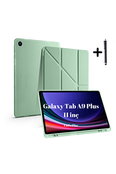 UnDePlus Galaxy Tab A9 Plus X210 X216 X218 Uyumlu Kılıf Kalem Bölmeli Trifold...