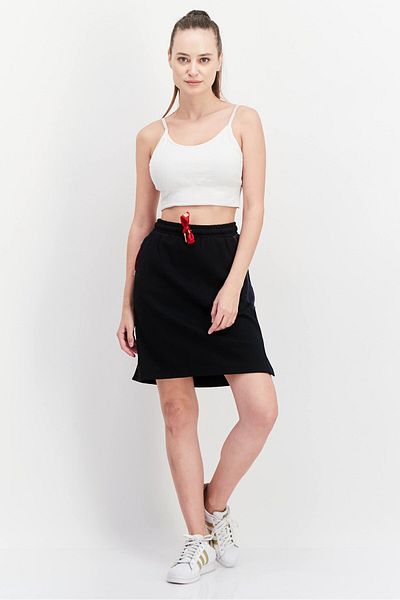 SKECHERS Women Brand Logo Pull On Mini Skirts, Black