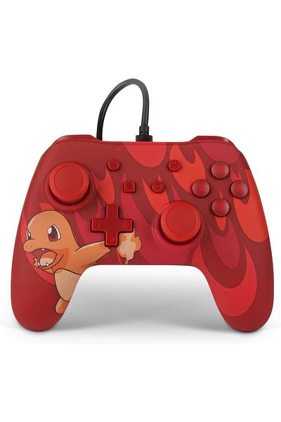 Powera وحدة تحكم سلكية لجهاز Nintendo Switch - Blaze Charmande