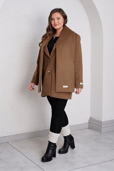 Büyük Moda JACHETA BLAZER STICLA CU DETALIU ȘAL