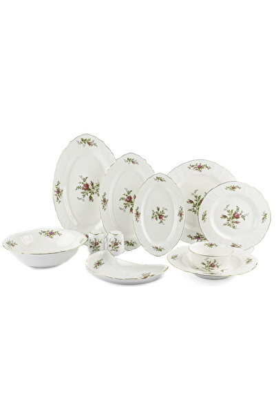 Mikasa Moor طقم عشاء روز ستوري مكون من 67 قطعة