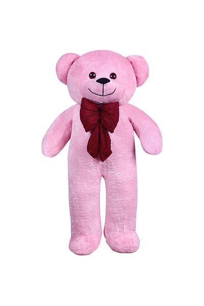 Pandamkee 120 Big Pink Teddy Bear with Bow Tie (100% Local)