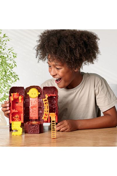 Treasure X Lost Lands Skull Island Lava Tower Micro Playset | 15 Levels | Adventure Toy | Kids Playset