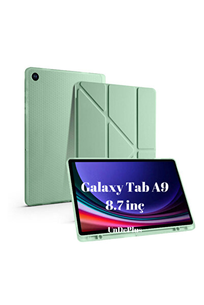 UnDePlus Galaxy Tab A9 8.7inç Uyumlu Kılıf Kalem Bölmeli Trifolding Case X110...