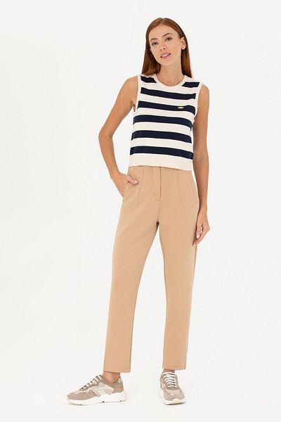 U.S. Polo Assn. Women's Sand Knitted Trousers 50272875 -Vr085