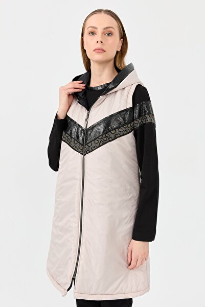 Esswaap Şişme Yelekli Üçlü Pantolonlu Takım  Taş