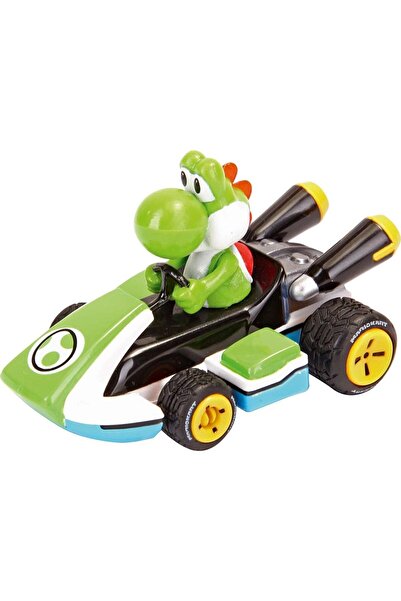 Carrera مجموعة Pull N Speed Mario Kart الثلاثية | سيارات التحكم عن بعد | مجموعة سباق ممتعة | سباق