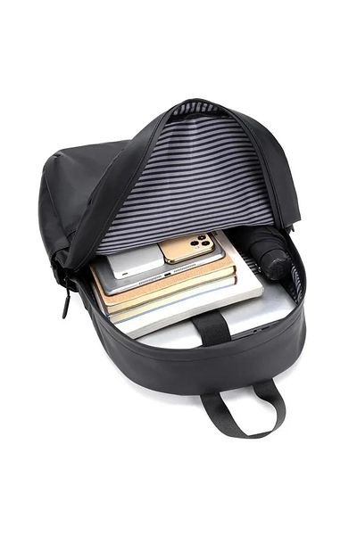 D'VERS Notebook și rucsac unisex cu țesătură impermeabilă și fermoar