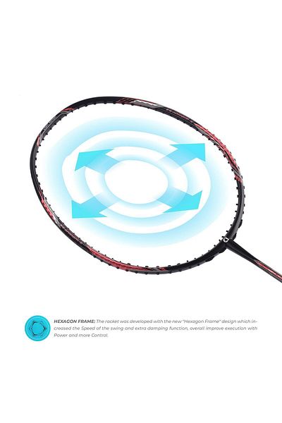 Apacs Feather Weight 55 Badminton Racket | 58g | World's Lightest | Graphite | Full Cover