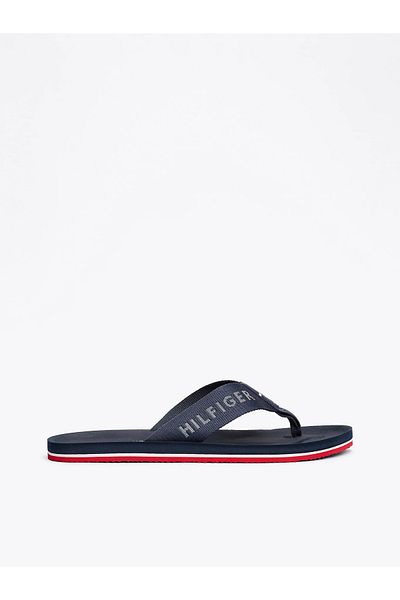 Tommy Hilfiger Men's Color Transition Comfortable Sole Gray Slippers Fm0Fm05341-Pom