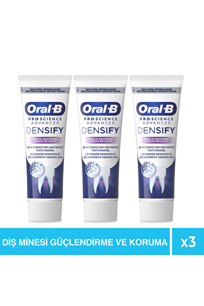 Oral-B Pro-Science Densify Hassas Beyazlık Diş Macunu 65ml x 3