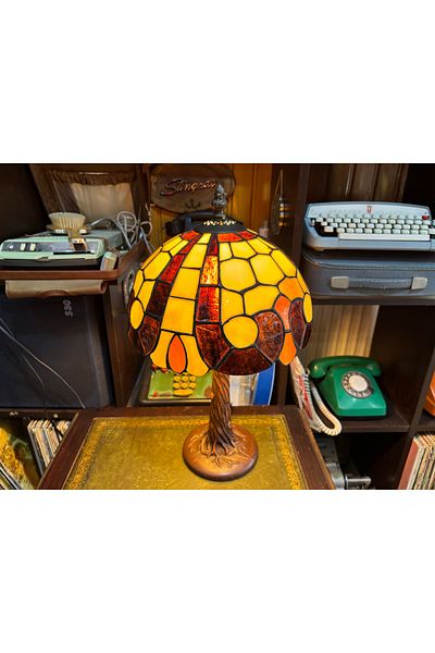 tayfuntufan antika koleksiyon Tifany Lampshade 43 cm Tall 26 cm Diameter