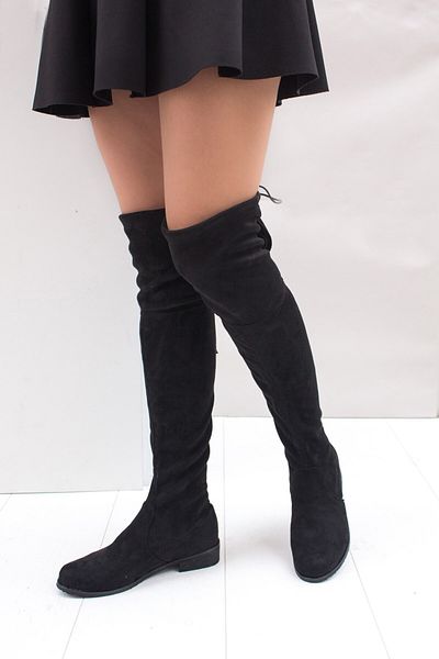 Fox Shoes Dámské černé kozačky A726545402