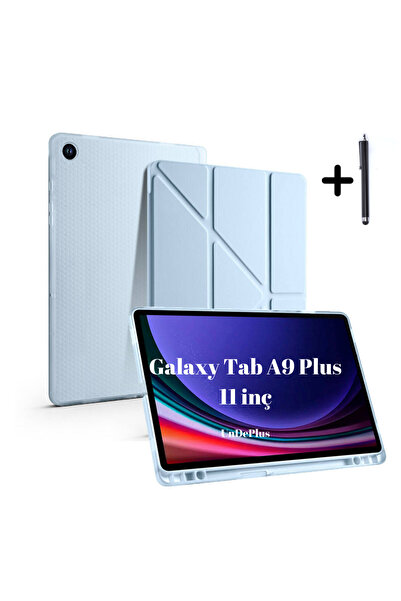 UnDePlus Galaxy Tab A9 Plus X210 X216 X218 Uyumlu Kılıf Kalem Bölmeli Trifold...