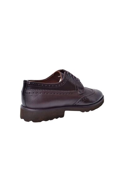 MARCOMEN 18155 Мъжки кожени обувки в цвят кафе