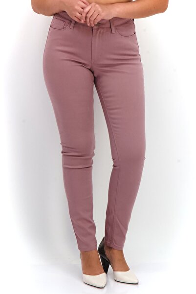 Market And Spruce Women Regular Fit Stretchable Denim Jeans, Purple