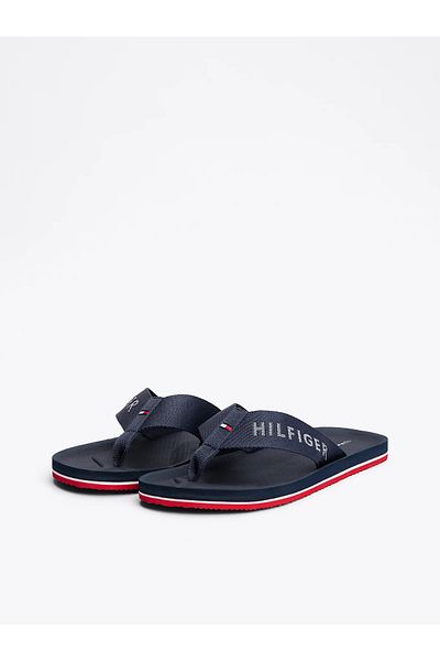 Tommy Hilfiger Men's Color Transition Comfortable Sole Gray Slippers Fm0Fm05341-Pom