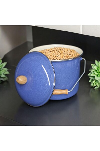 AKBELLİ GROUP Enameled Yogurt Pot Enameled Bakraç 20cm 5lt