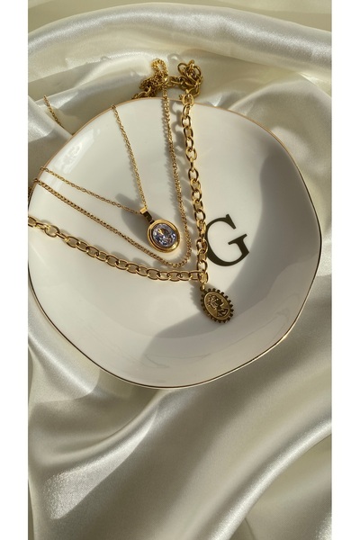 GAMZE Steel Vip Premium Necklace Set