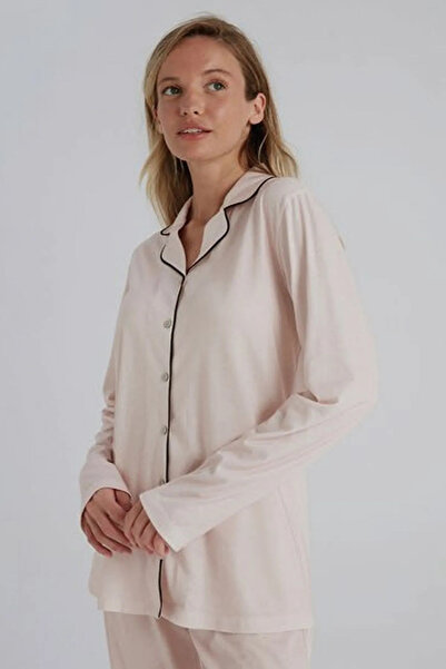 Eros Піжама для жінок з ґудзиками спереду, бавовняна, з довгими рукавами