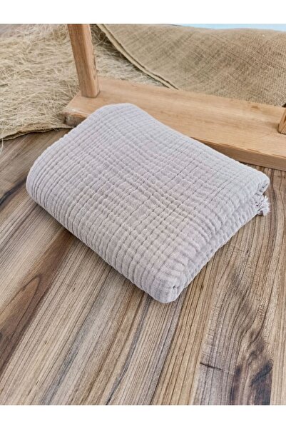 Tomuycuk 4 Layer Muslin Baby Blanket - Natural Organic Sleeping Towel 100X120Cm
