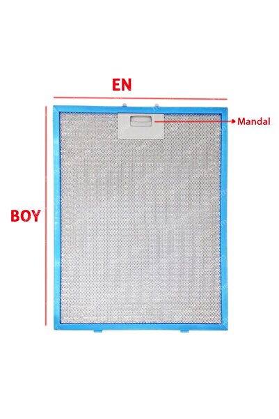 Parmis Hotpoint Ariston Uyumlu Davlumbaz 27,8x35,5 Cm Arka Ara 12,5 Cm Filtresi