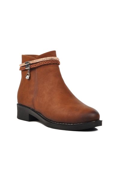 AYAKMOD 325098   Tan-Emerald Γυναικείες Μπότες