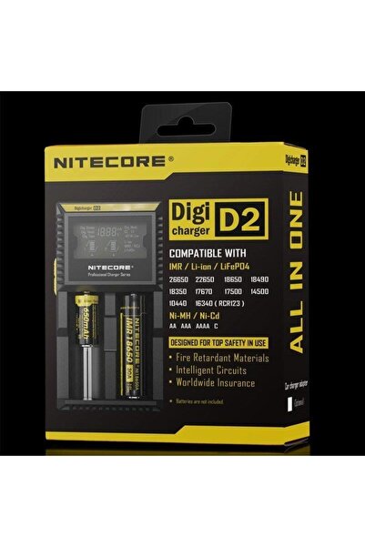 Nitecore Nıtecore D2 Pıl Dolum Kıtı (Dıgıcharger)