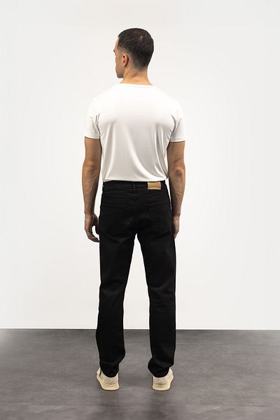 GIESTO Μαύρο Basic Slim Fit Jean